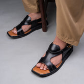 PW Premium Panjadaar Chappals 2.0 - Black